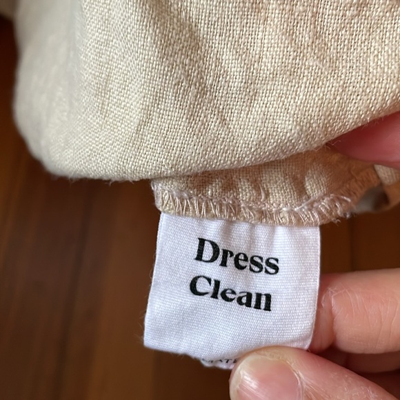 Oversize Sz S Mate the Label linen button down - Picture 5 of 9